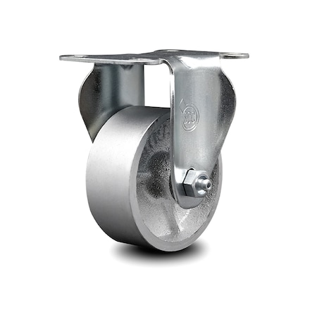 Service Caster 3 Inch Semi Steel Wheel Rigid Top Plate Caster SCC-20R314-SSS